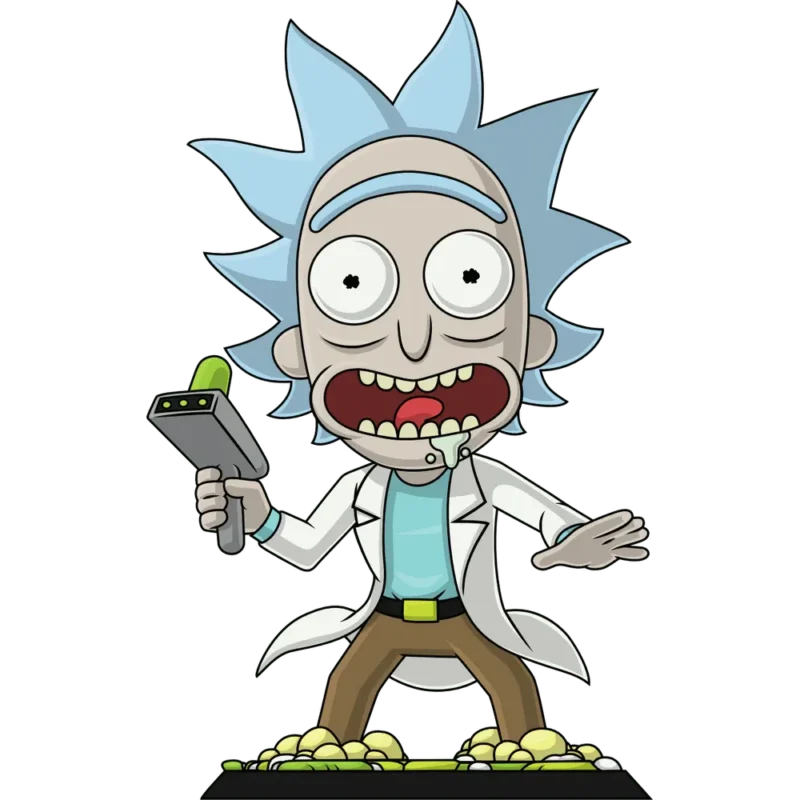 Rick and Morty Mushroom Chocolate Bars